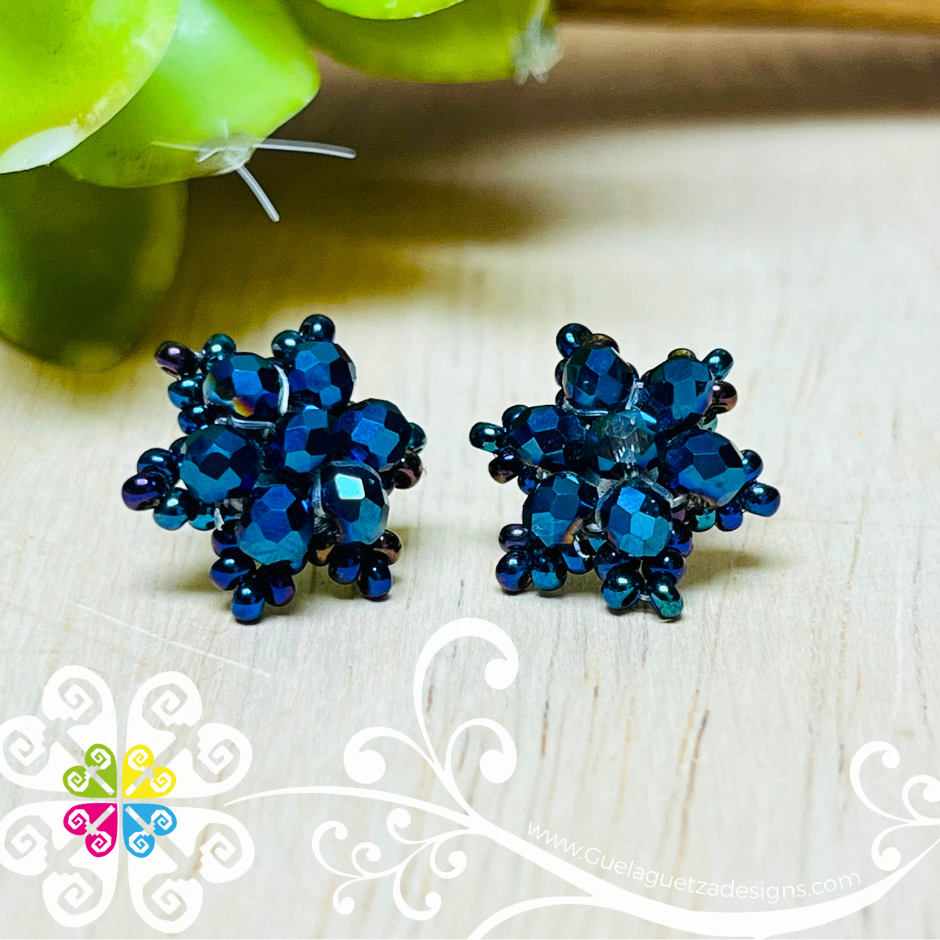 Beaded Star Studs