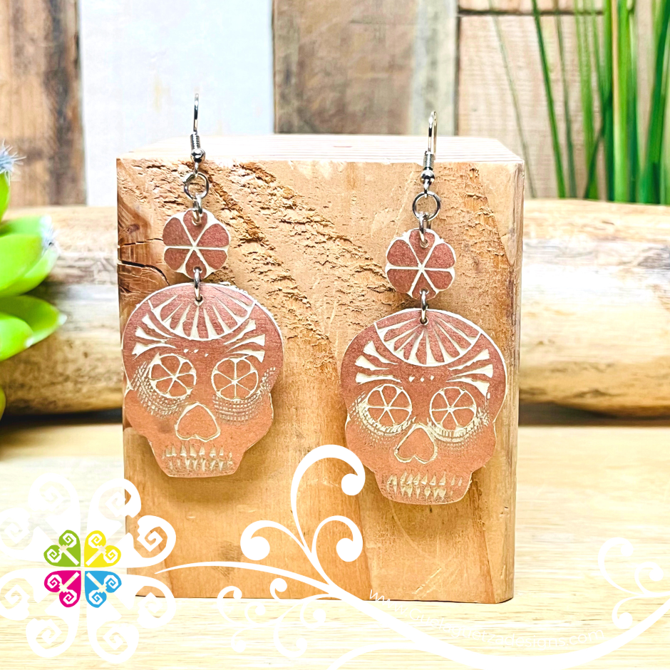 Jicara Skull Artisan Earrings - Earrings