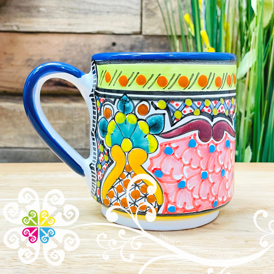 Floral Bouquet Talavera Mug - Single Talavera Mug