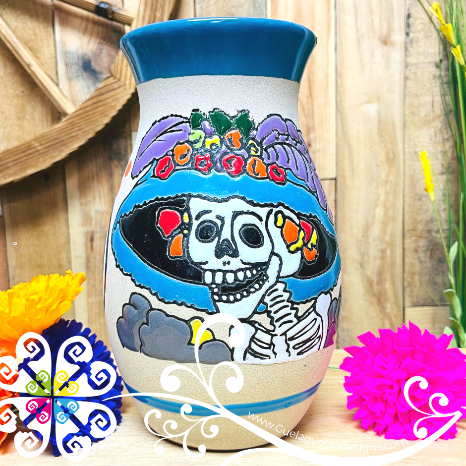 Florero Catrina - Mexican Home Décor