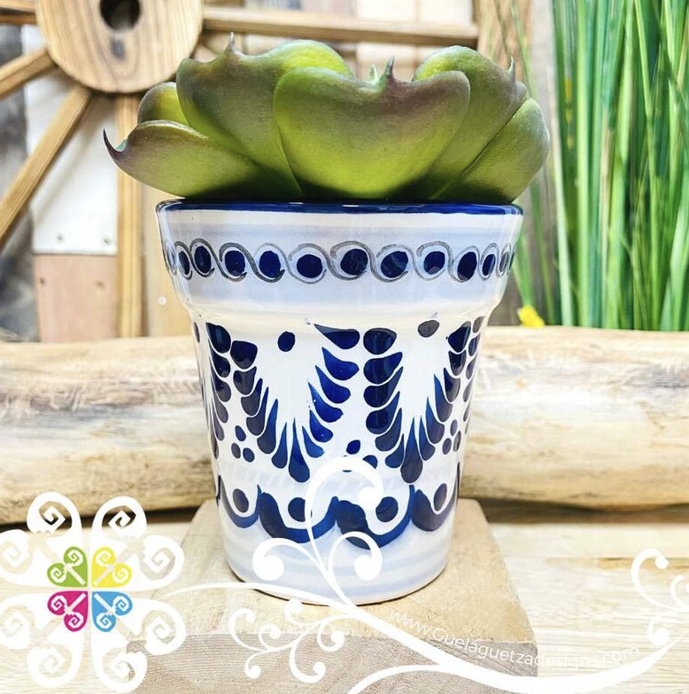 Medium Talavera Pot - Maceta - Talavera Home Decor