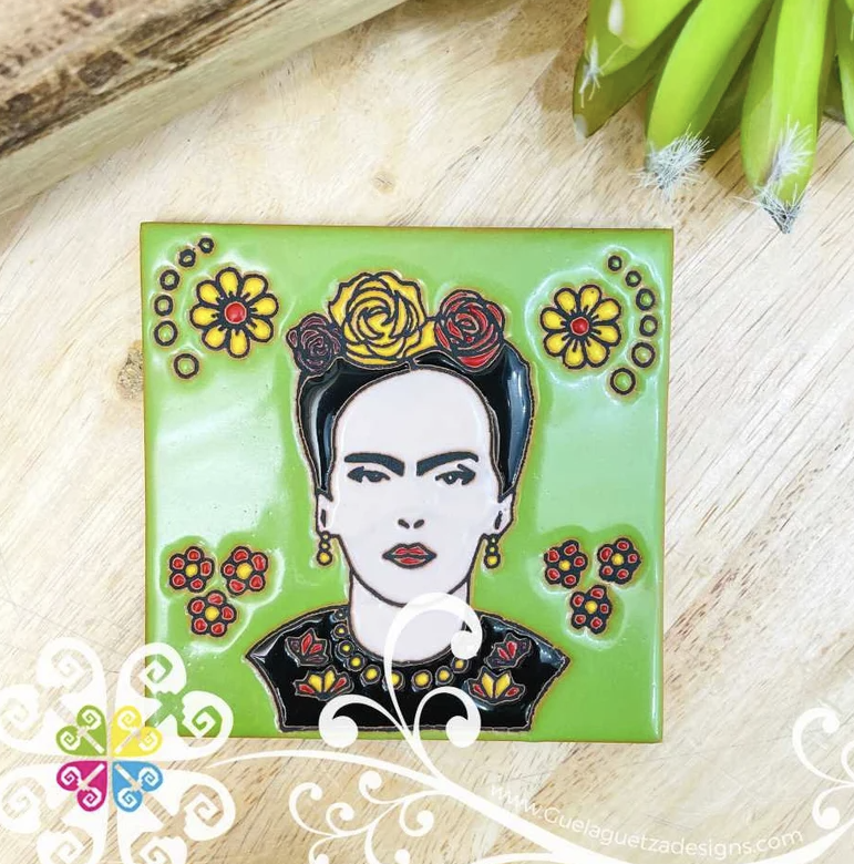 Single Frida Coaster - Mexican Coaster Tile