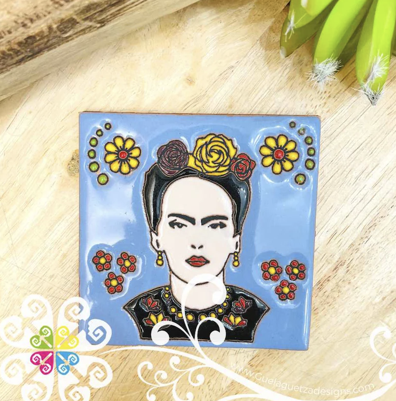 Single Frida Coaster - Mexican Coaster Tile