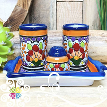 Tequilero Tray Set - Multicolor Talavera