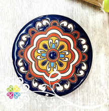 Round Set of 4 Coasters - Mexican Coaster Tile