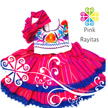 Pink Rallitas Primavera Girl Set - Mexican Children Outfit