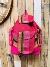 Large Boho Backpack with 3 Pockets - - Mochila Escolar