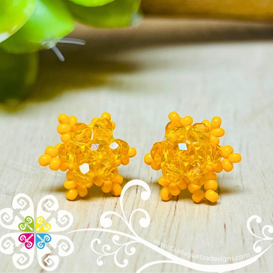 Beaded Star Studs