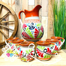 Clay Pato Pitcher Set - 6 Mugs