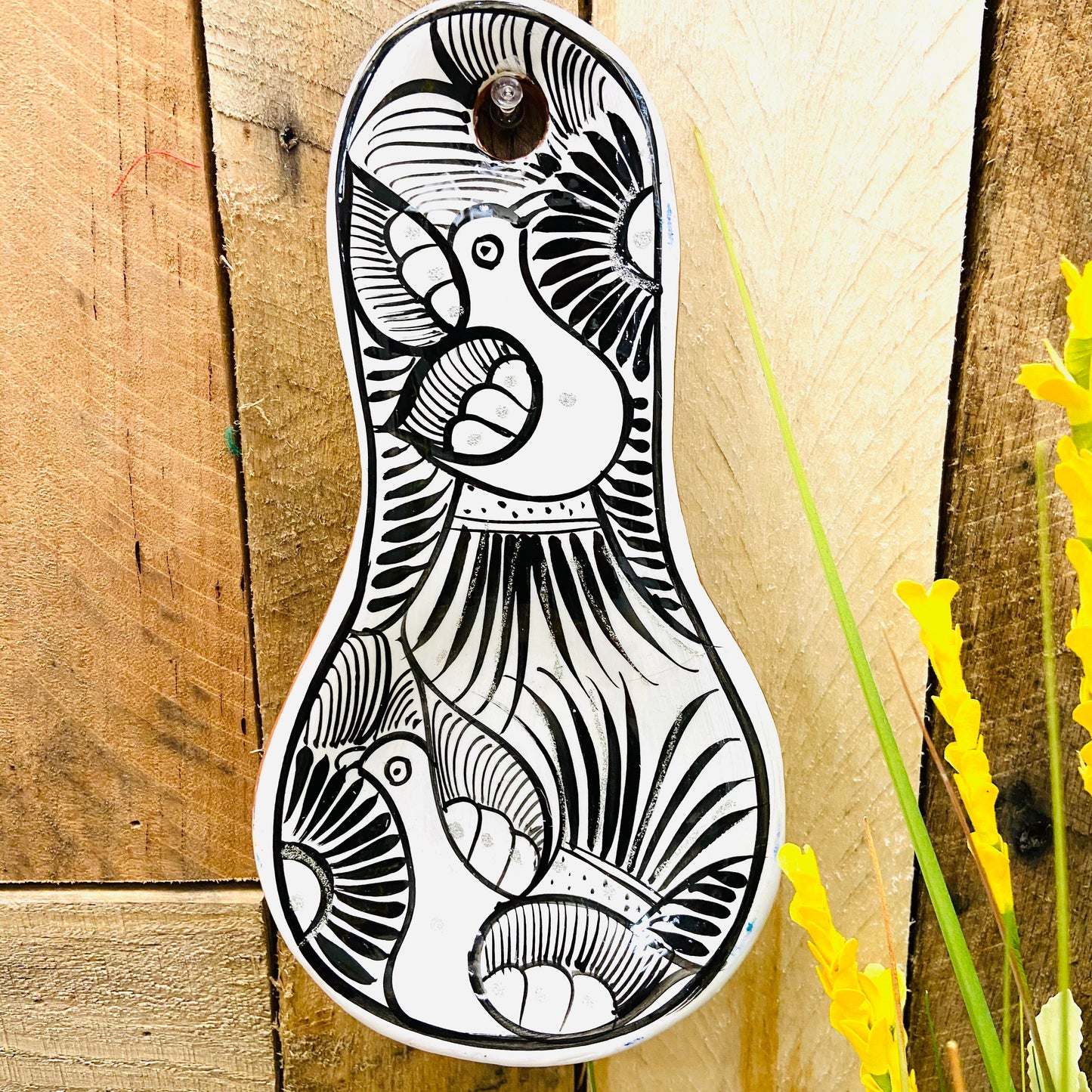 Flowers Hand Painted Spoon Rest