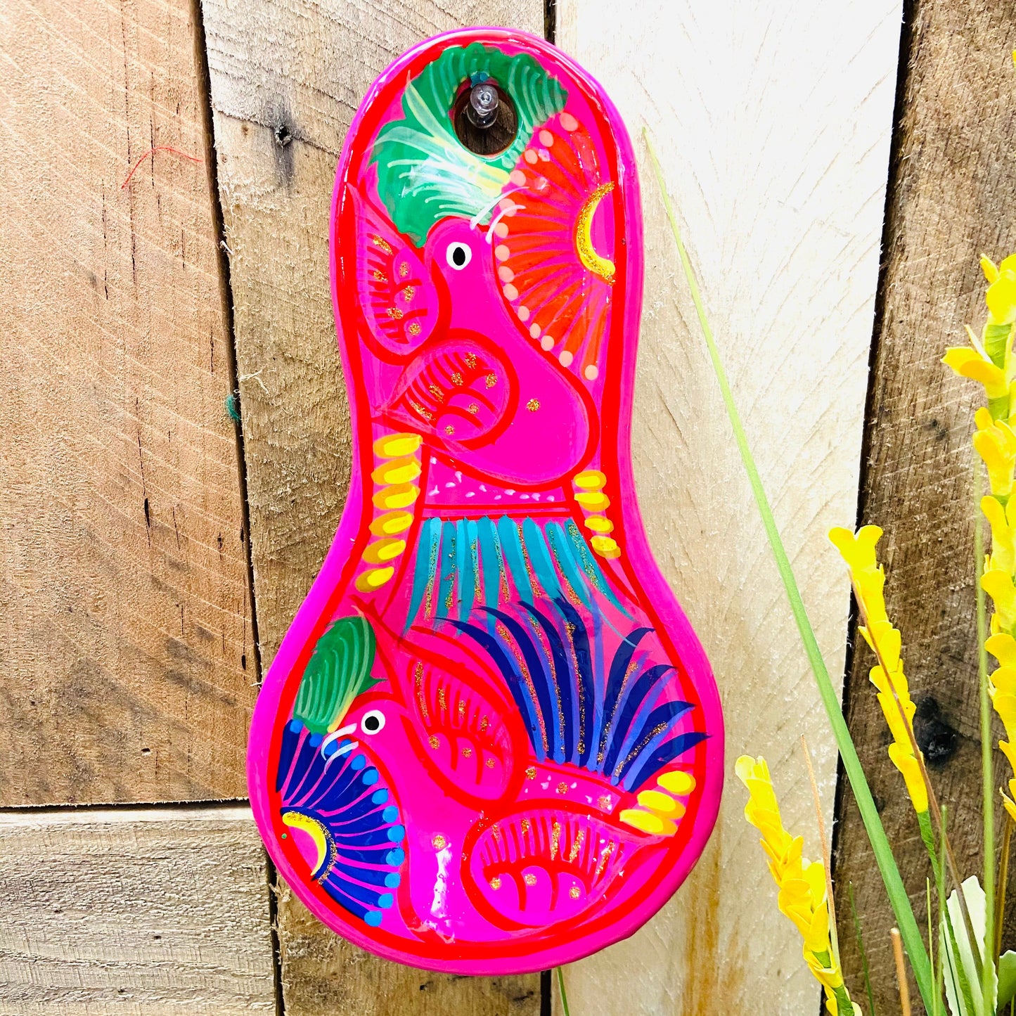 Flowers Hand Painted Spoon Rest