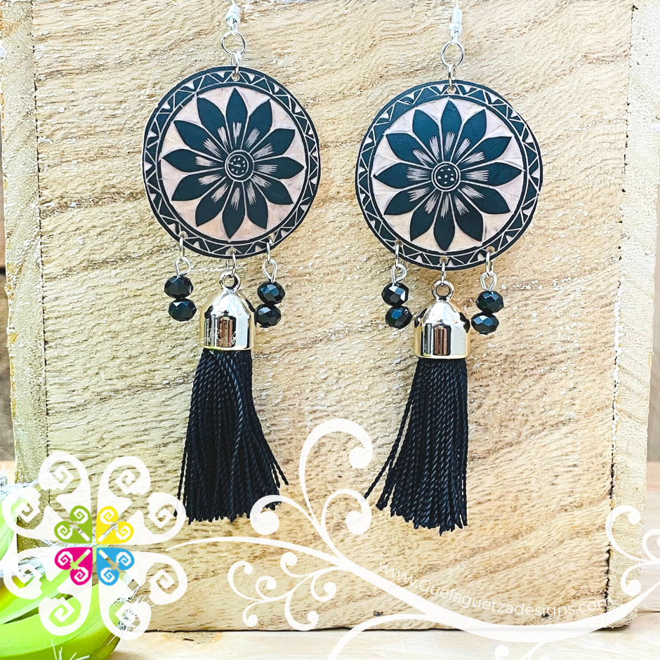 Jicara Earrings with Tassels