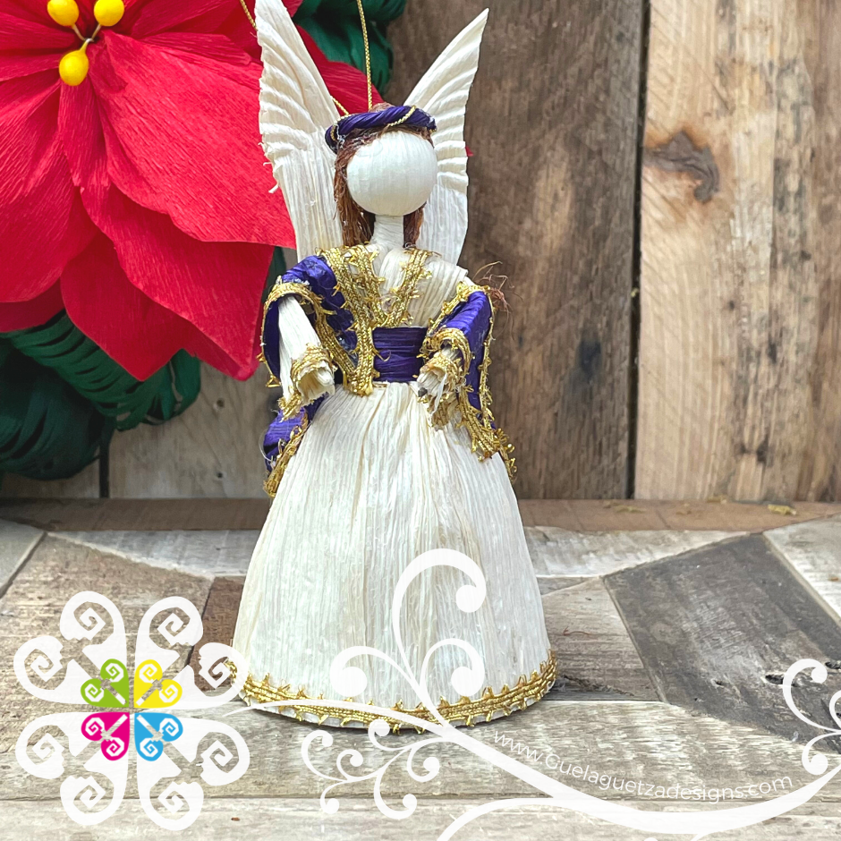 Small Angel Corn Husk Decor