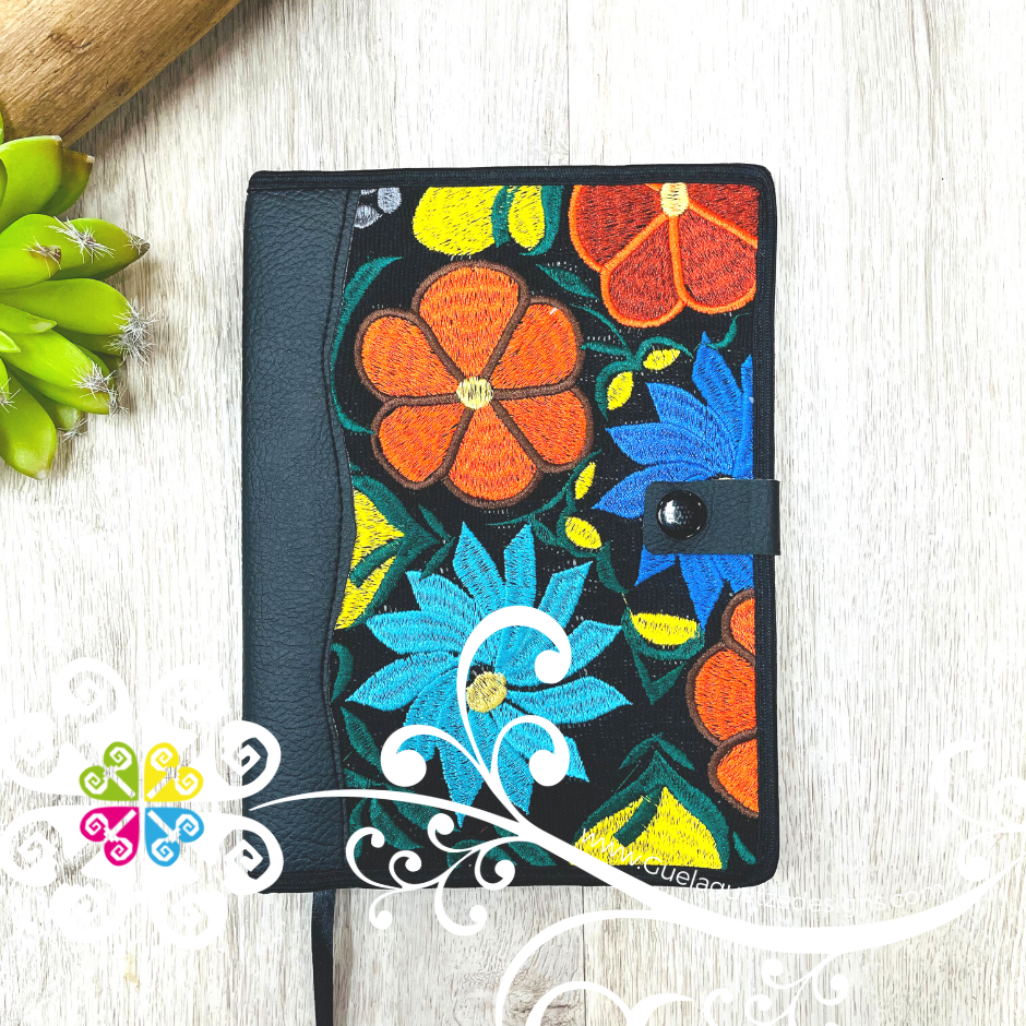 Medium Strip- Floral Notebook Case