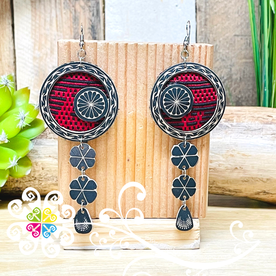 Jicara Eclipse Artisan Earrings - Earrings