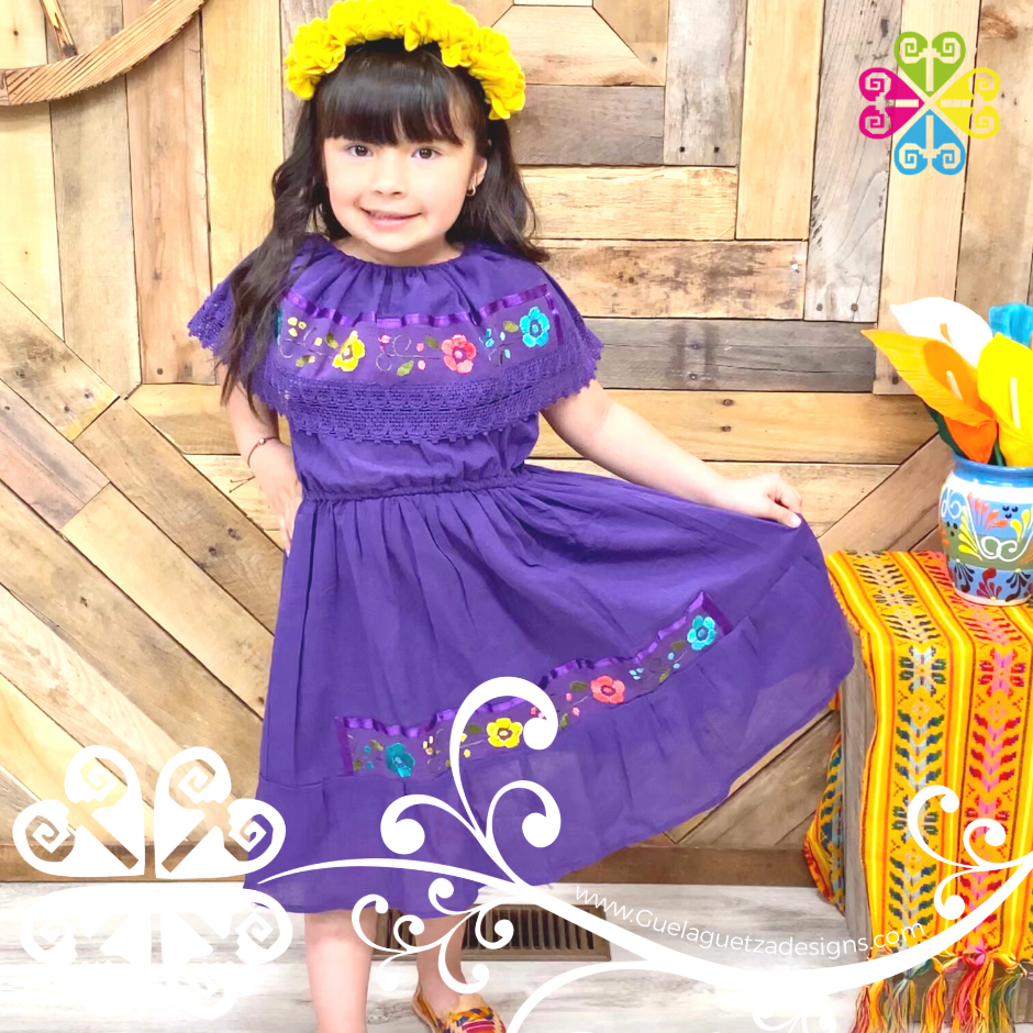 Aro Embroider Campesino Children Dress