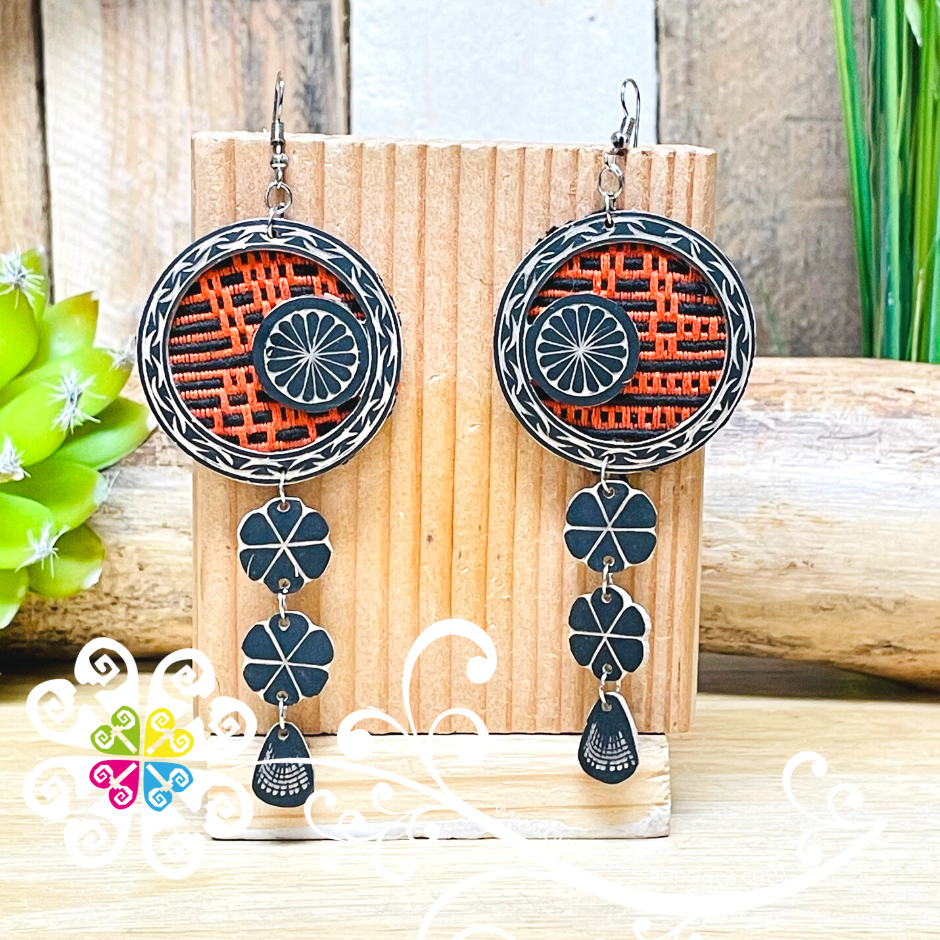 Jicara Eclipse Artisan Earrings - Earrings