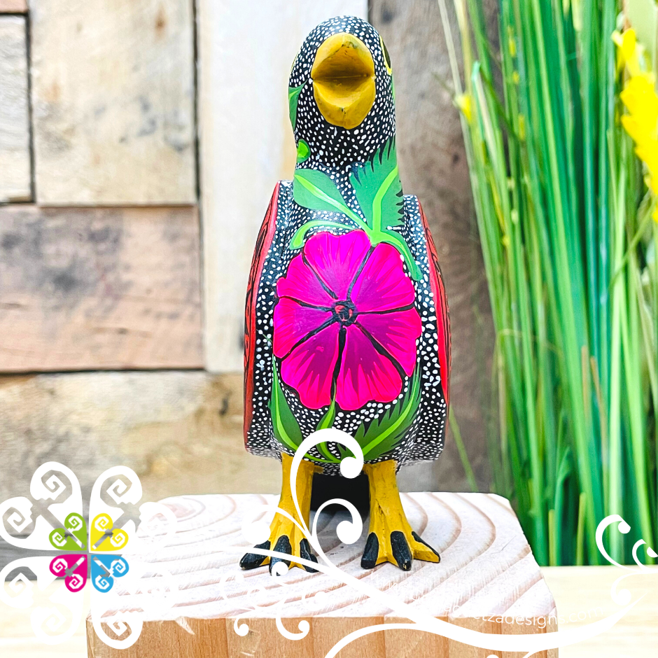 Medium Penguin Alebrije- Handcarve Wood Decoration Figure