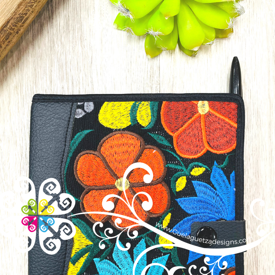 Medium Strip- Floral Notebook Case