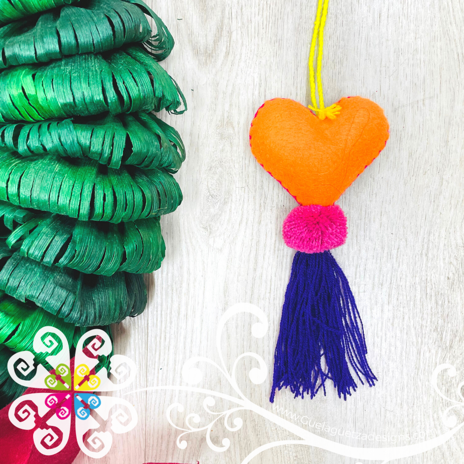 Heart Pom Pom Ornament Box