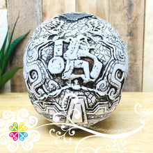 Large Maya- Artisan Day of Dead Resin Skull