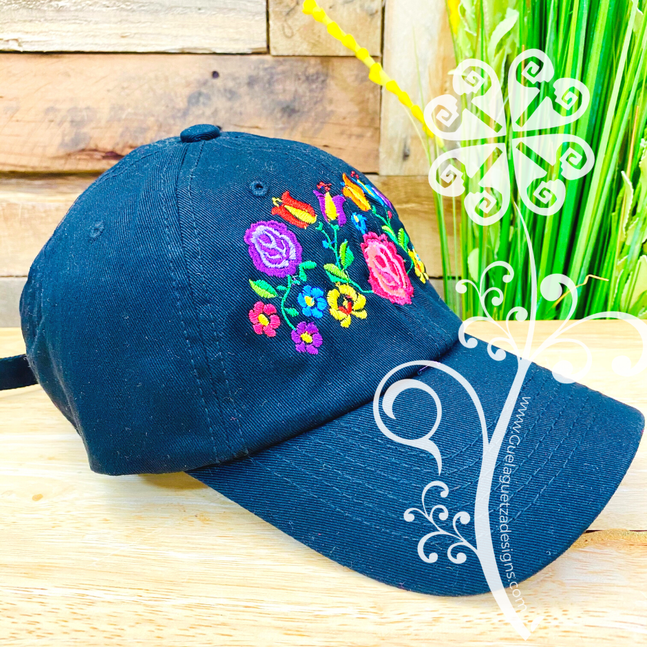 Tehuana Bouquet Embroider Cap