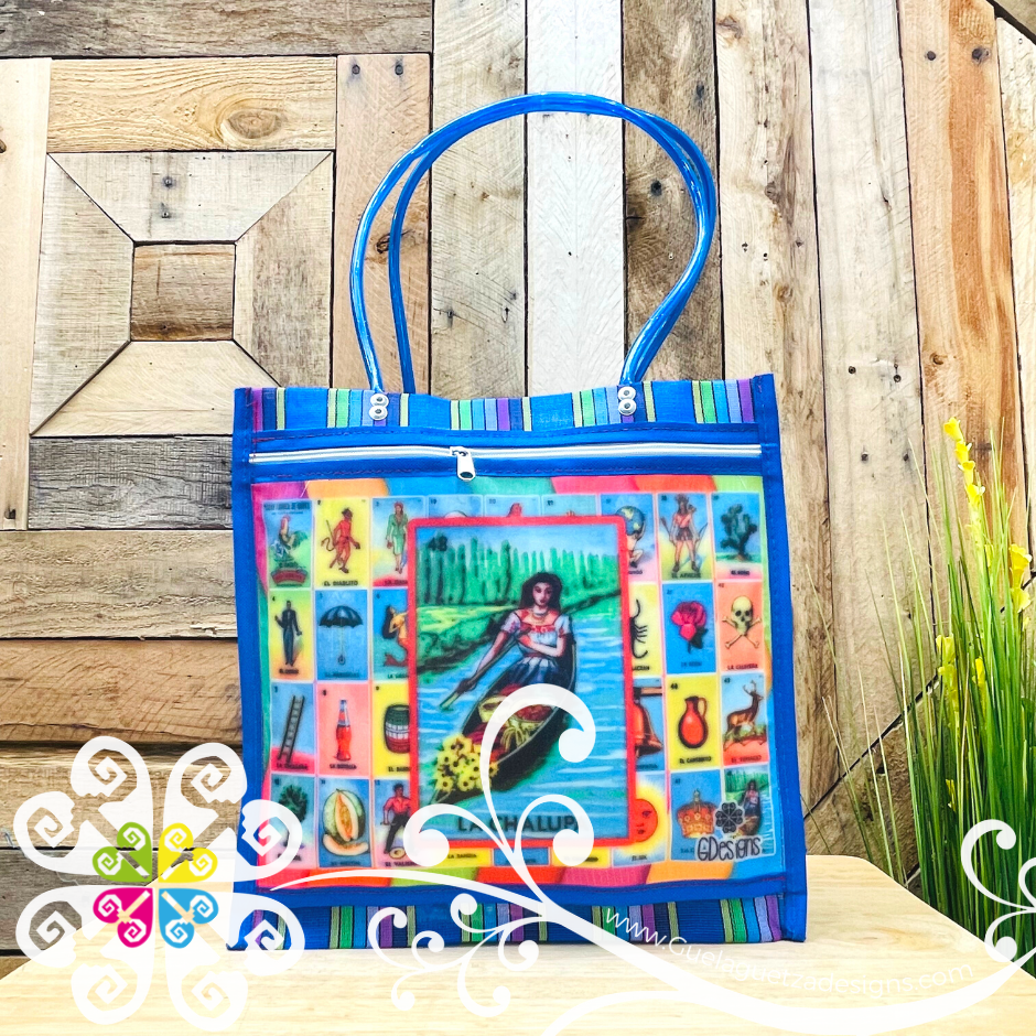 Blue Multi Medium Loteria - Shopping Morral