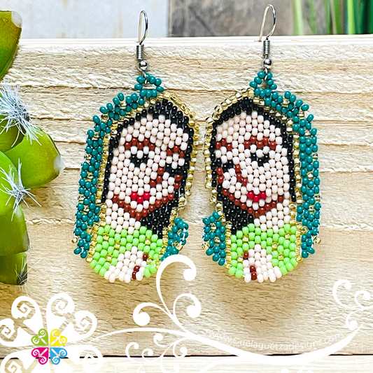 Virgencita Beaded Earrings