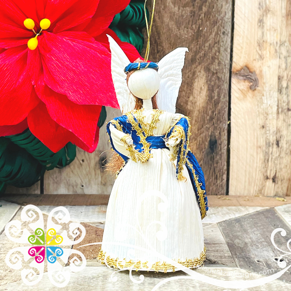 Small Angel Corn Husk Decor