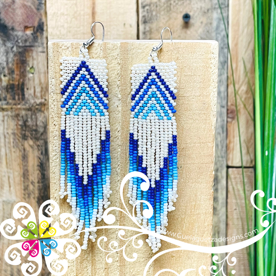 Cuadro Pyram Beaded Earrings