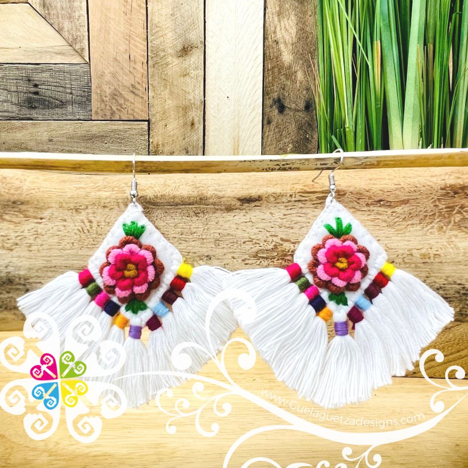 Strings Rhombus Artisan Earrings