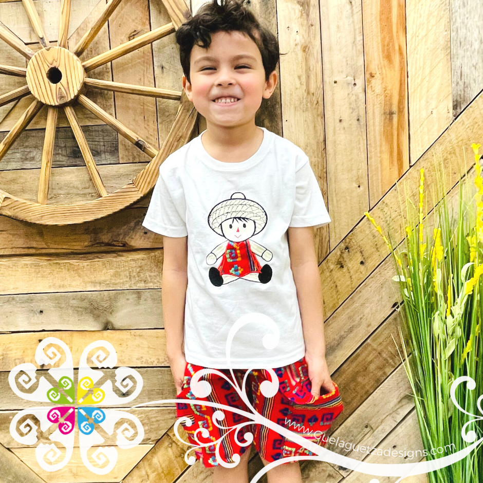 Blue Juanito Short and Tee Set - Mexican Boy Outfit