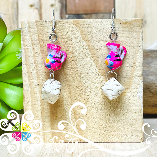 Jarra with Tenate - Cocinita Clay Earrings