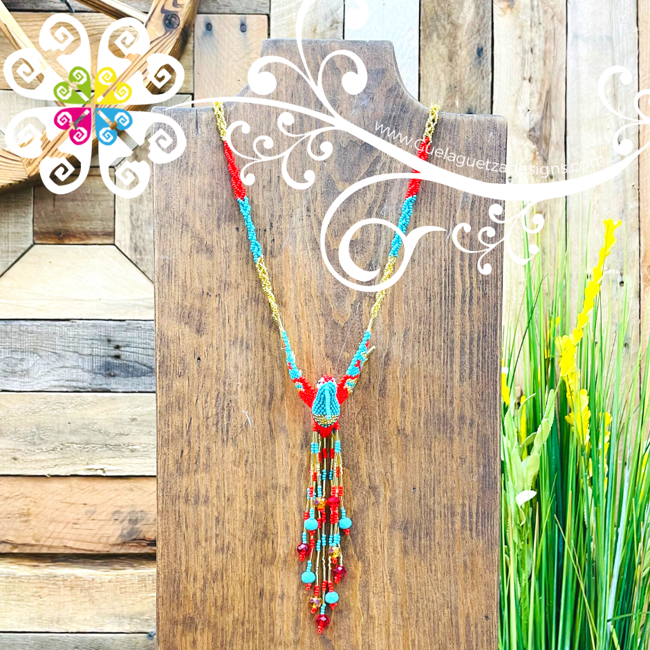 Hummingbird Necklace - Beaded Necklace