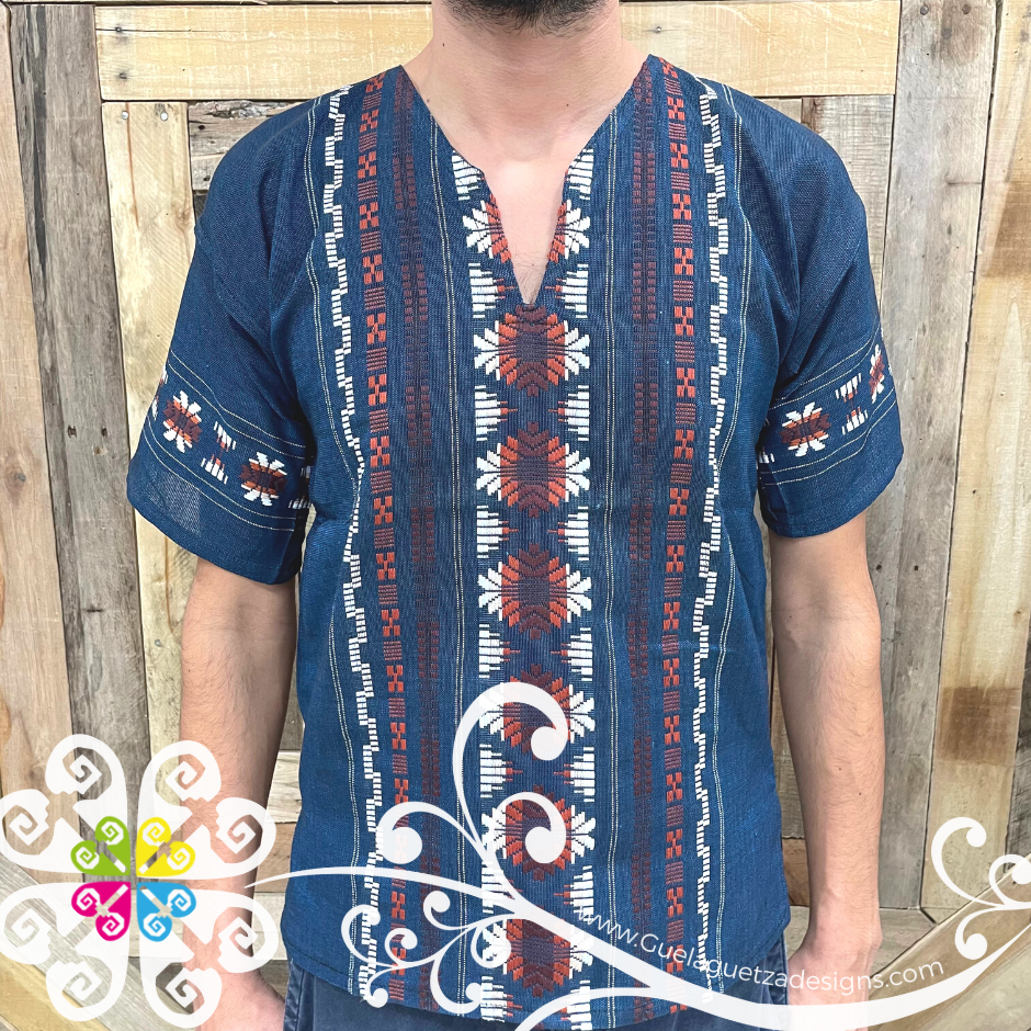 Maroon Guatemala Men Shirt