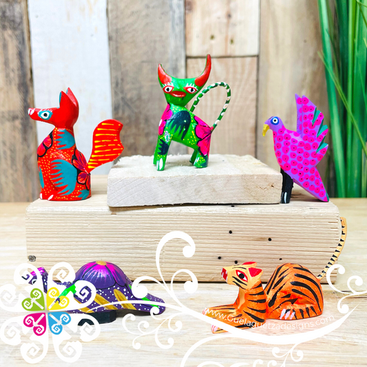 Set of 5 Alebrije Mix - Alebijes