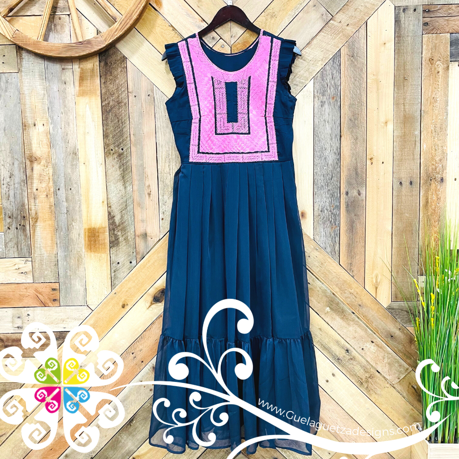 Medium Tehuana Linda - Women Party Long Dress