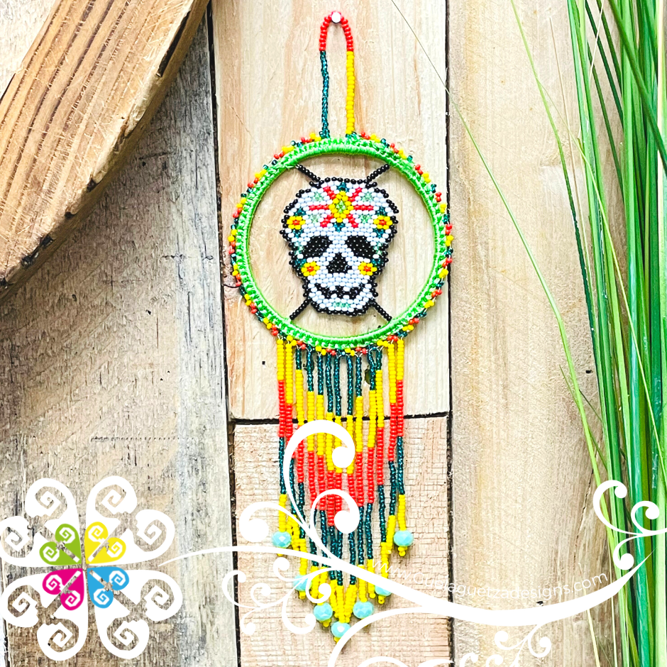 Beaded Dream Catcher - Huichol Art