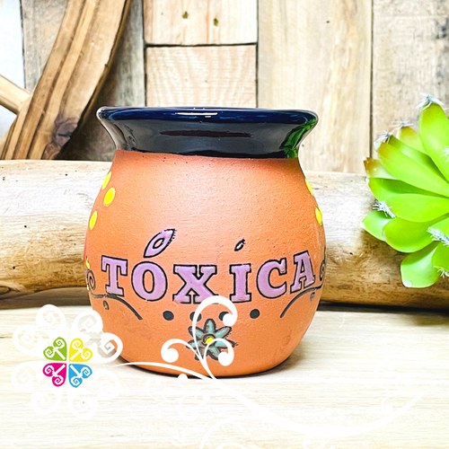 Toxica Jarrito Decorado - Clay Mug