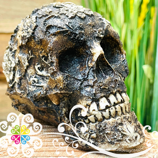 Small Flor - Artisan Day of Dead Resin Head