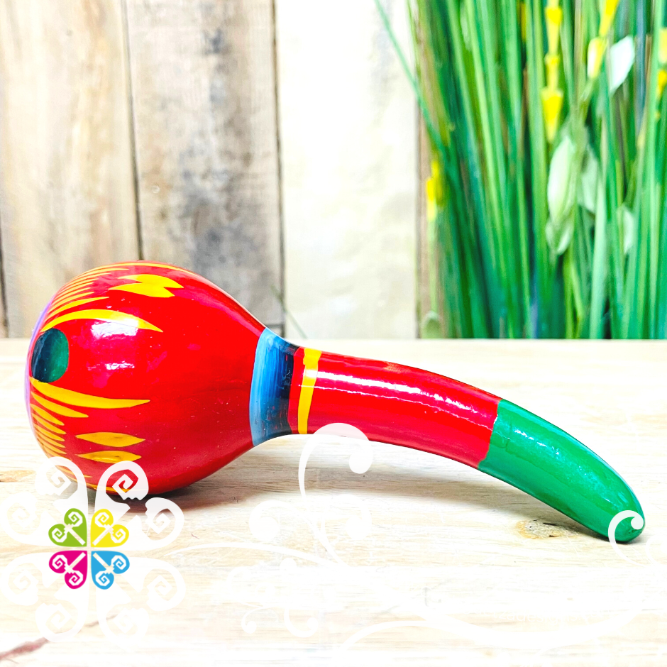 Red Jicara Rattle - Toy