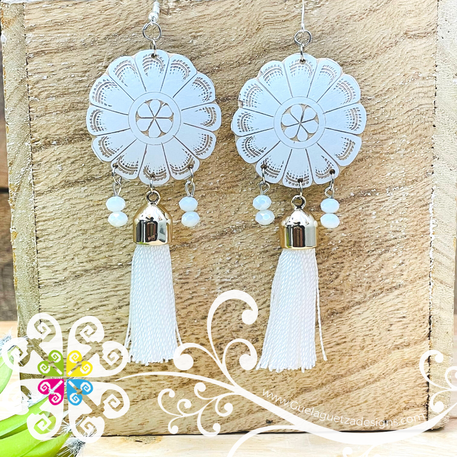 Jicara Earrings with Tassels