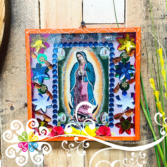 Virgen De Guadalupe Shadow Box - Mexican Wall Decor