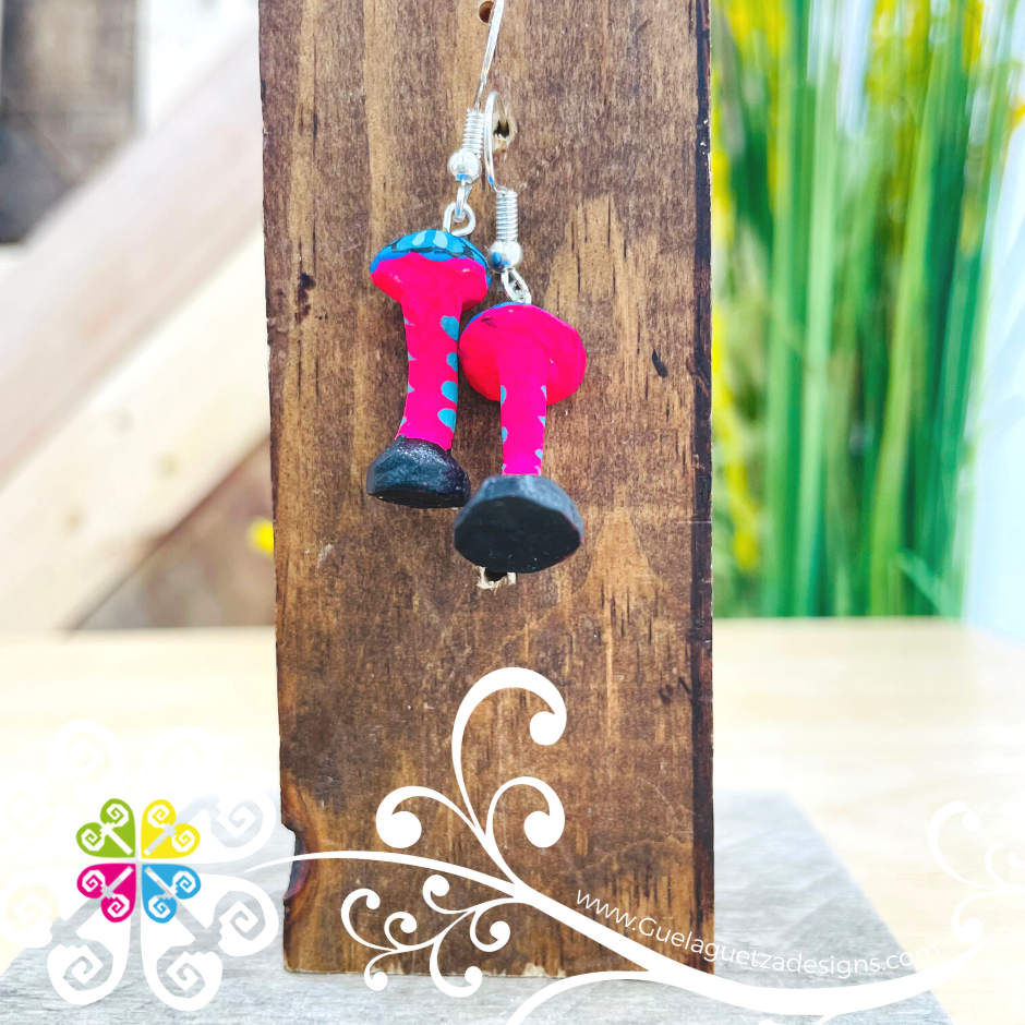 Mushroom Alebrije - Artisan Earrings