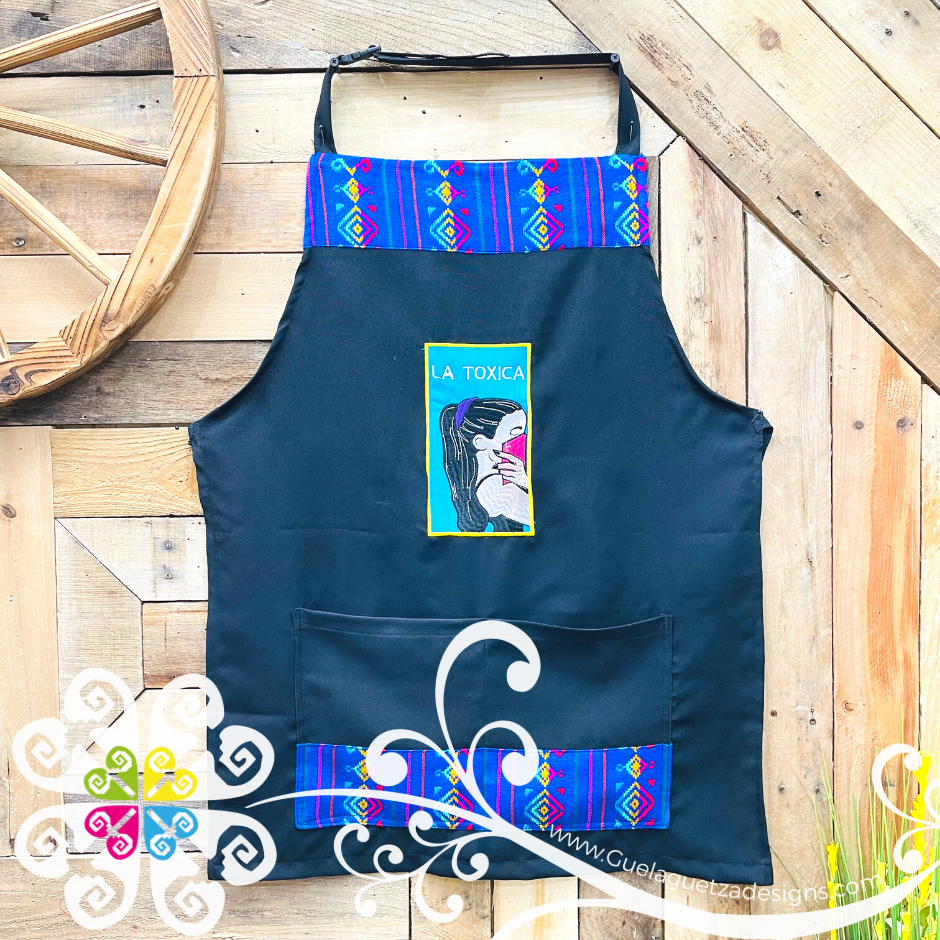 La Toxica Embroider Apron - Mandil Loteria