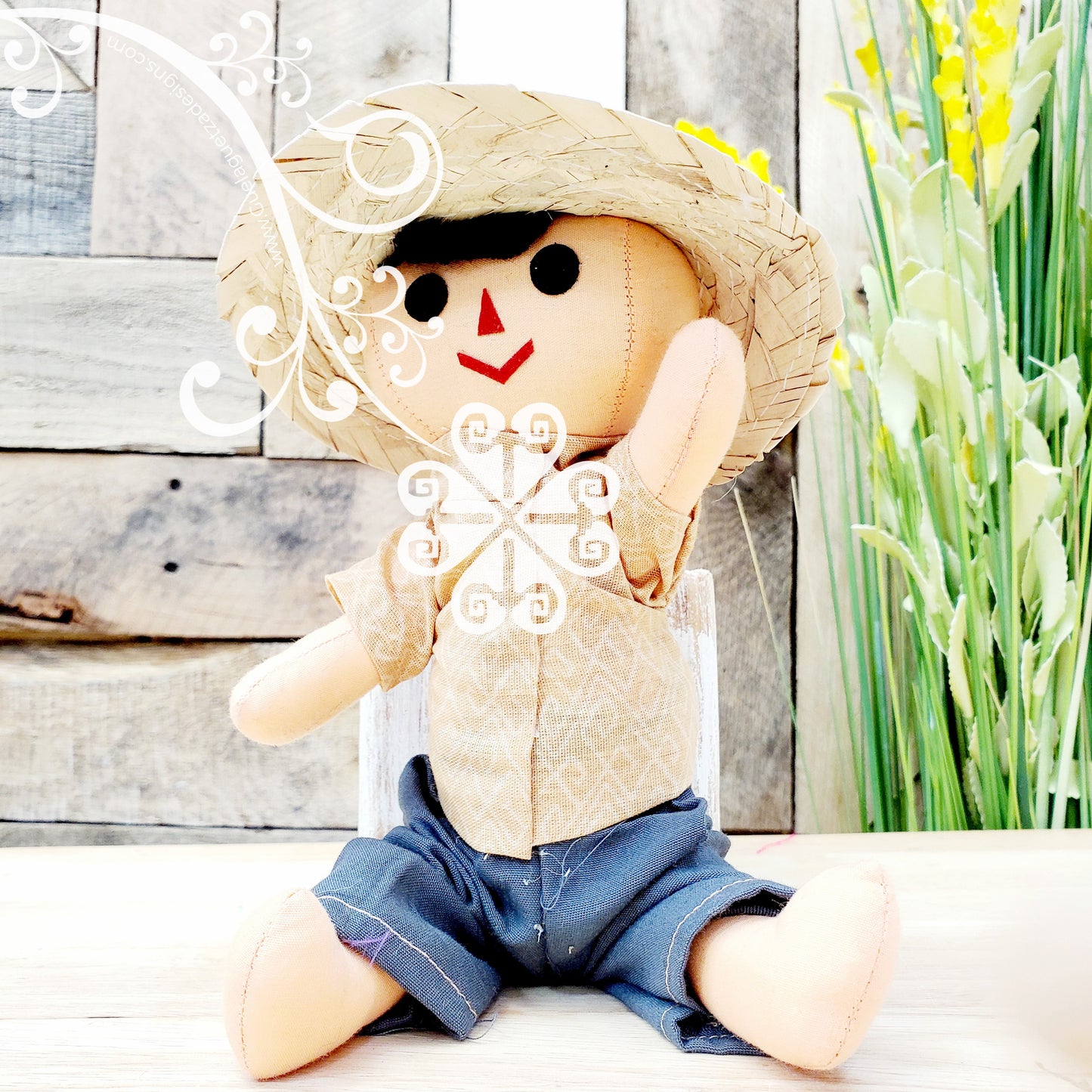 Small Mexican Otomi Male Doll - Sencillo