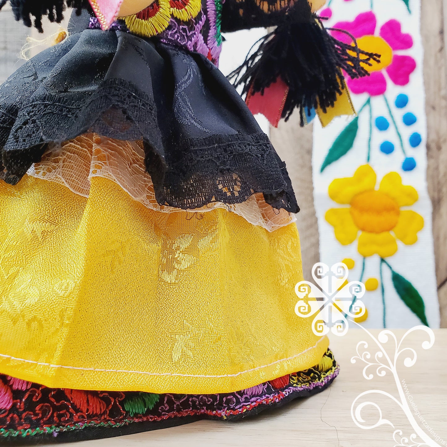 Frida Tehuana Mexican Otomi Doll - Fina