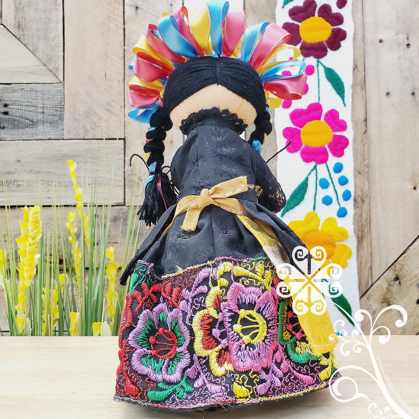 Frida Tehuana Mexican Otomi Doll - Fina