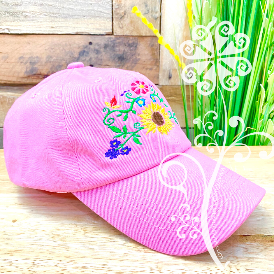 Sunflower Embroider Cap