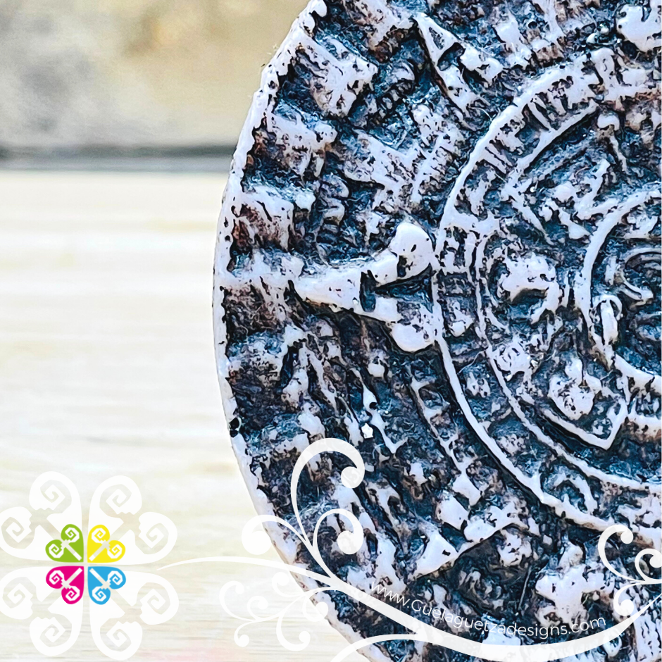 Large Aztec Calendar Magnet